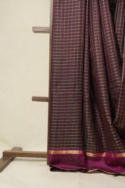 Coffee Brown Raw Silk Saree - SRCBRSS918
