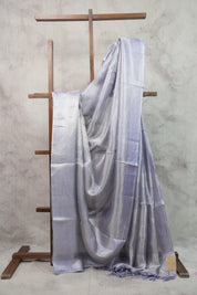 Lavender Tissue Tussar Silk Saree - SRLTTSS305
