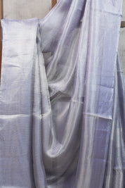 Lavender Tissue Tussar Silk Saree - SRLTTSS305