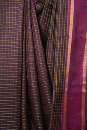 Coffee Brown Raw Silk Saree - SRCBRSS918