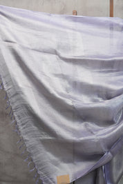 Lavender Tissue Tussar Silk Saree - SRLTTSS305