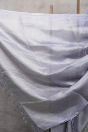 Lavender Tissue Tussar Silk Saree - SRLTTSS305