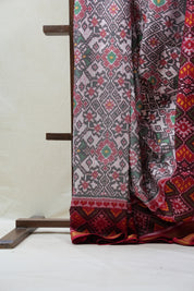 Light Pink Rajkot Patola Silk Saree - SRLPRPSS391