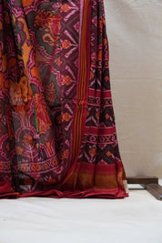 Multicolor Rajkot Patola Silk Saree - SRMRPSS413