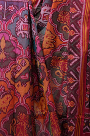 Multicolor Rajkot Patola Silk Saree - SRMRPSS413