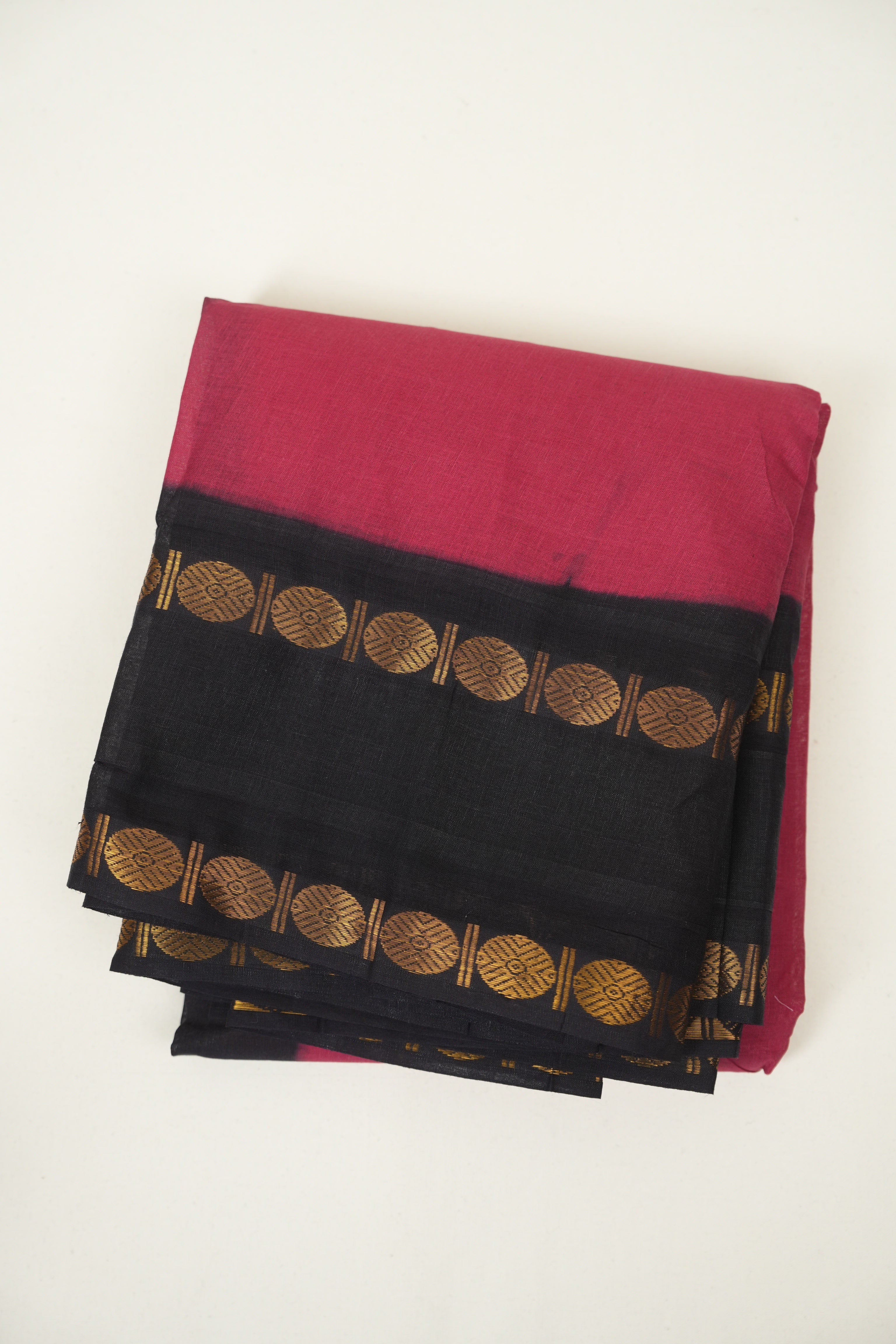 Pink Sungudi Cotton Saree - SRPSCS179