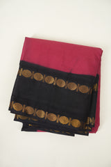Pink Sungudi Cotton Saree - SRPSCS179