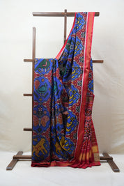 Multicolor Rajkot Patola Silk Saree - SRMRPSS415