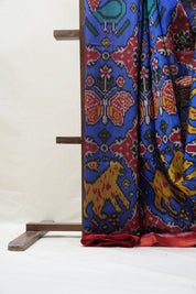 Multicolor Rajkot Patola Silk Saree - SRMRPSS415