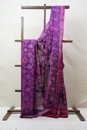 Purple Rajkot Patola Silk Saree - SRPRPSS392
