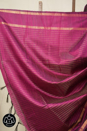 Coffee Brown Raw Silk Saree - SRCBRSS918