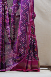 Purple Rajkot Patola Silk Saree - SRPRPSS392