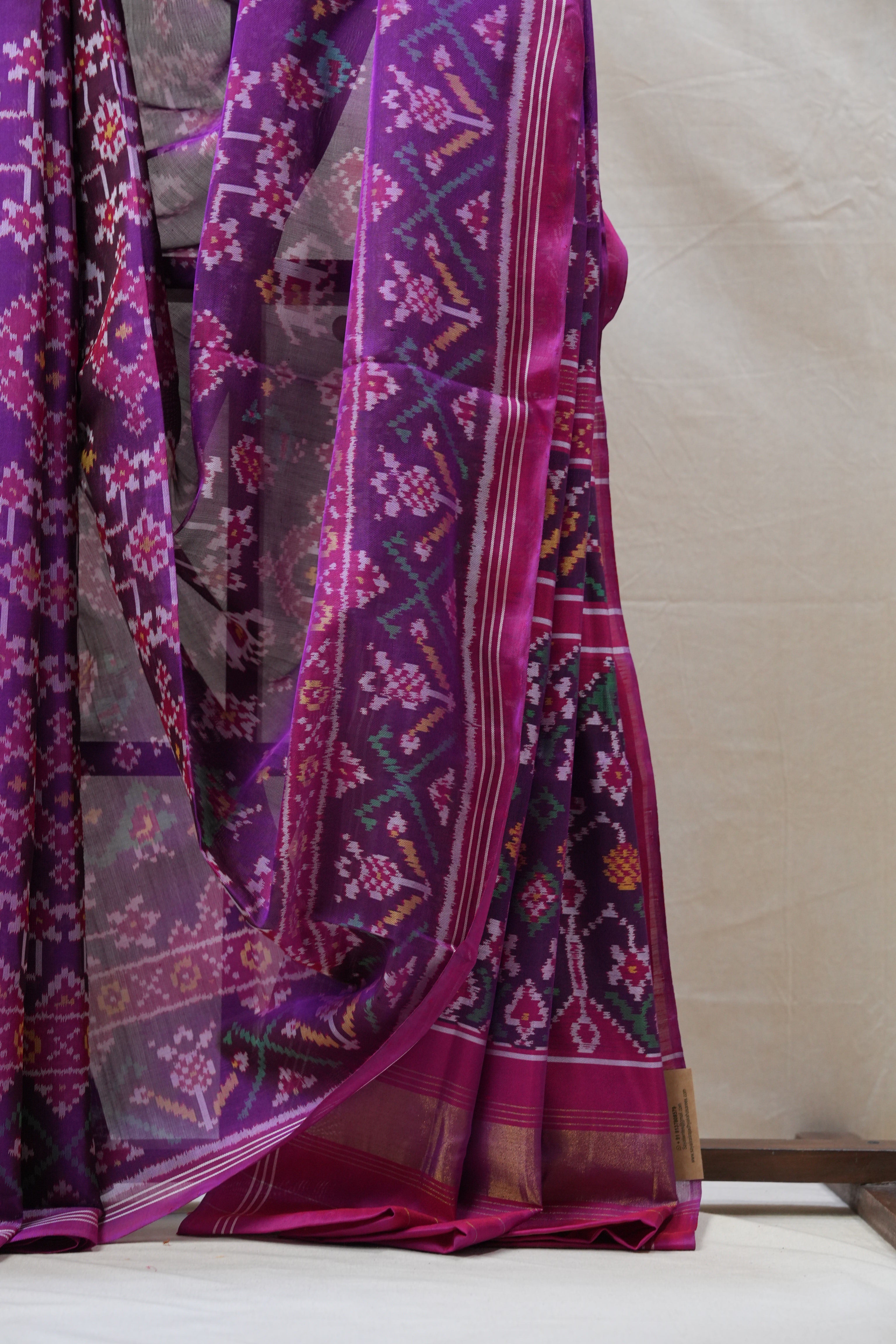 Purple Rajkot Patola Silk Saree - SRPRPSS392