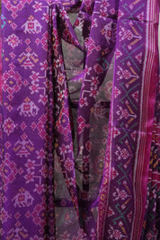 Purple Rajkot Patola Silk Saree - SRPRPSS392