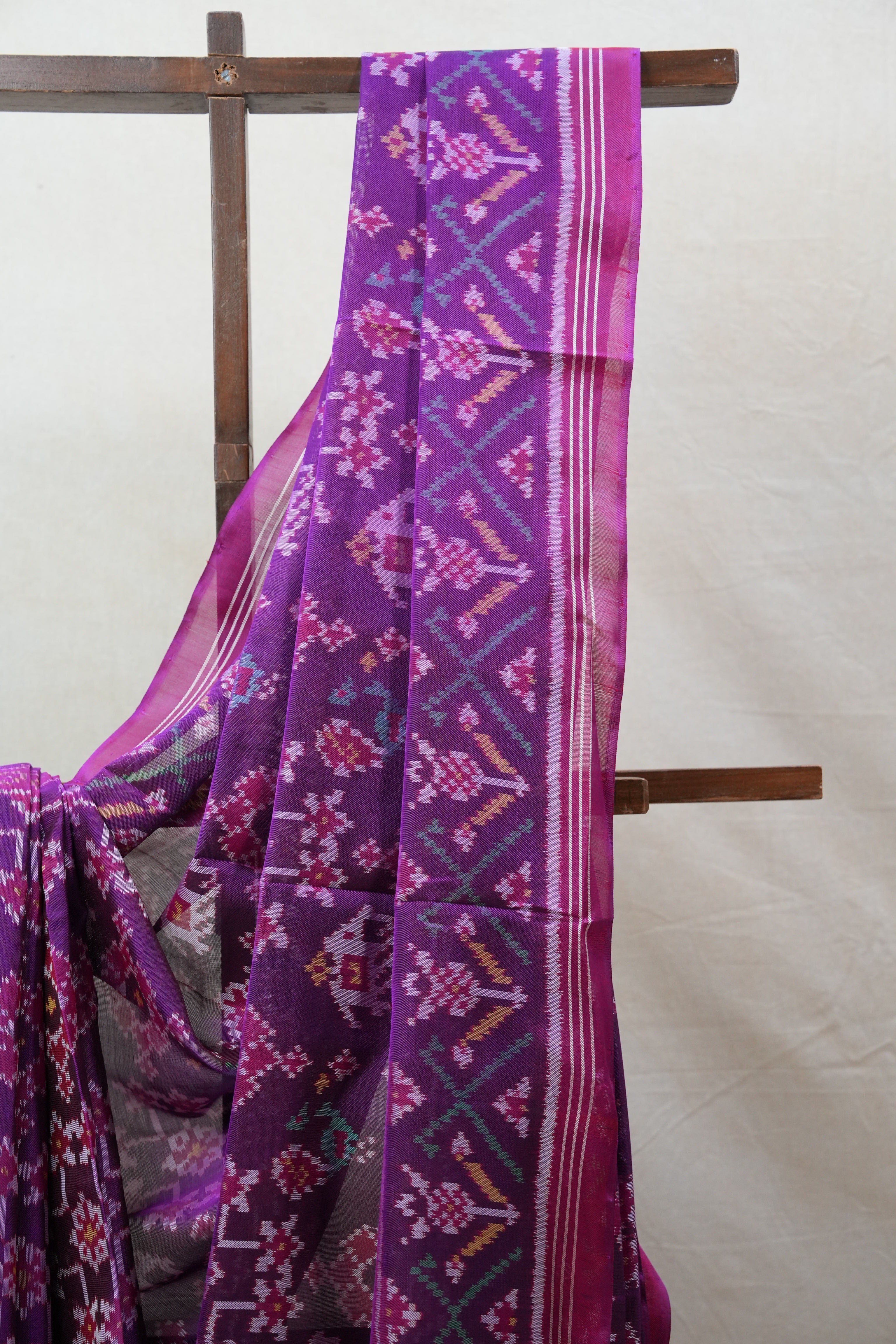 Purple Rajkot Patola Silk Saree - SRPRPSS392