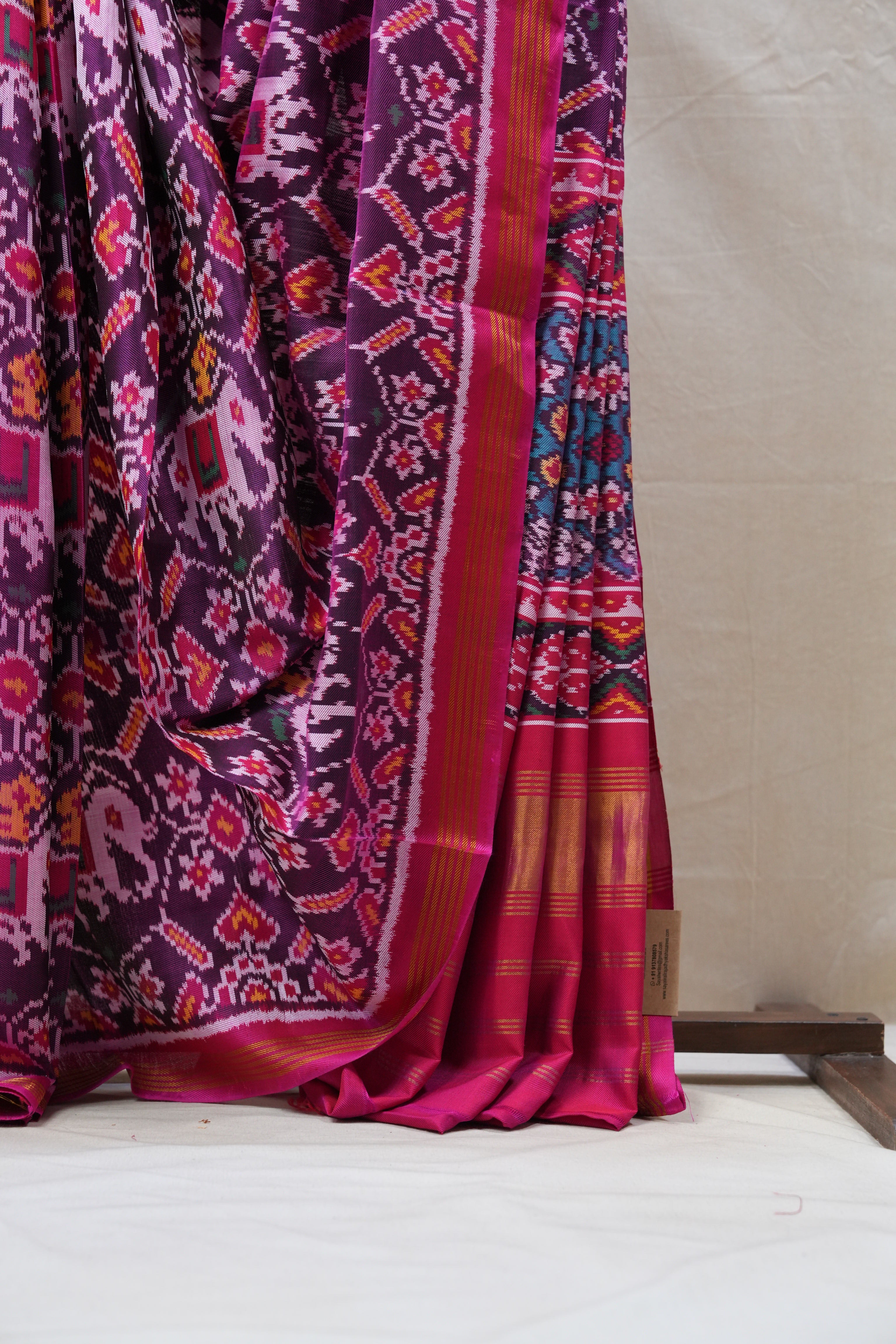 Purple Rajkot Patola Silk Saree - SRPRPSS394