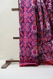 Purple Rajkot Patola Silk Saree - SRPRPSS394