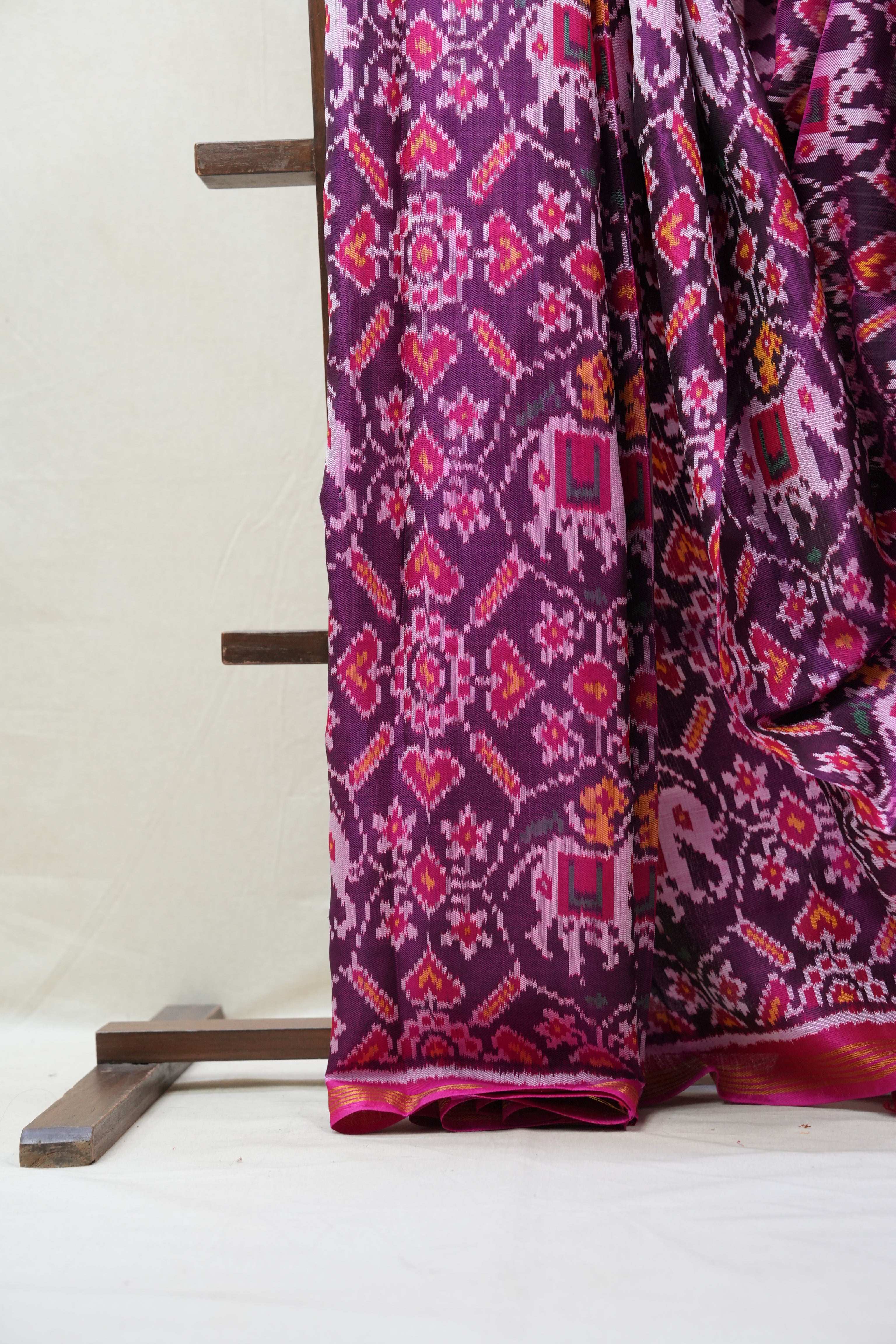 Purple Rajkot Patola Silk Saree - SRPRPSS394