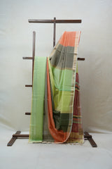 Multicolor Maheshwari Tissue Saree - SRMMTS544