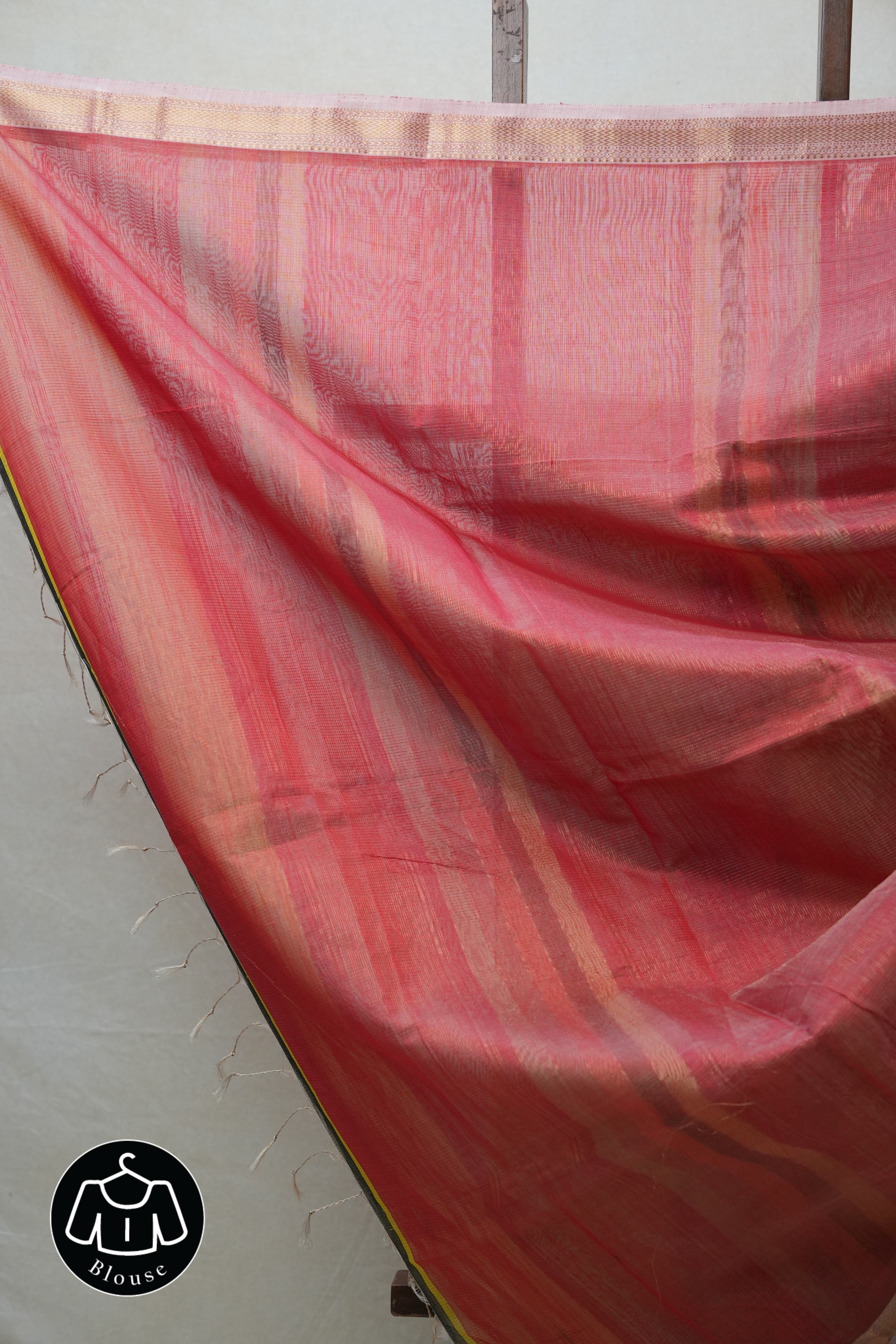 Multicolor Maheshwari Tissue Saree - SRMMTS544