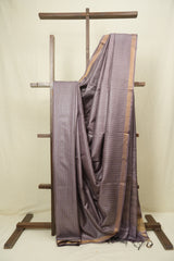 Lilac Tussar Silk Saree - SRLTSS1883