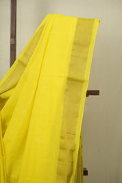 Lemon Yellow Cotton Paithani Saree - SRLYCPS766