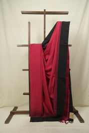Red Bengal Cotton Saree - SRRBCS180