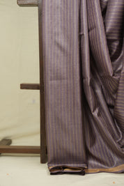 Lilac Tussar Silk Saree - SRLTSS1883