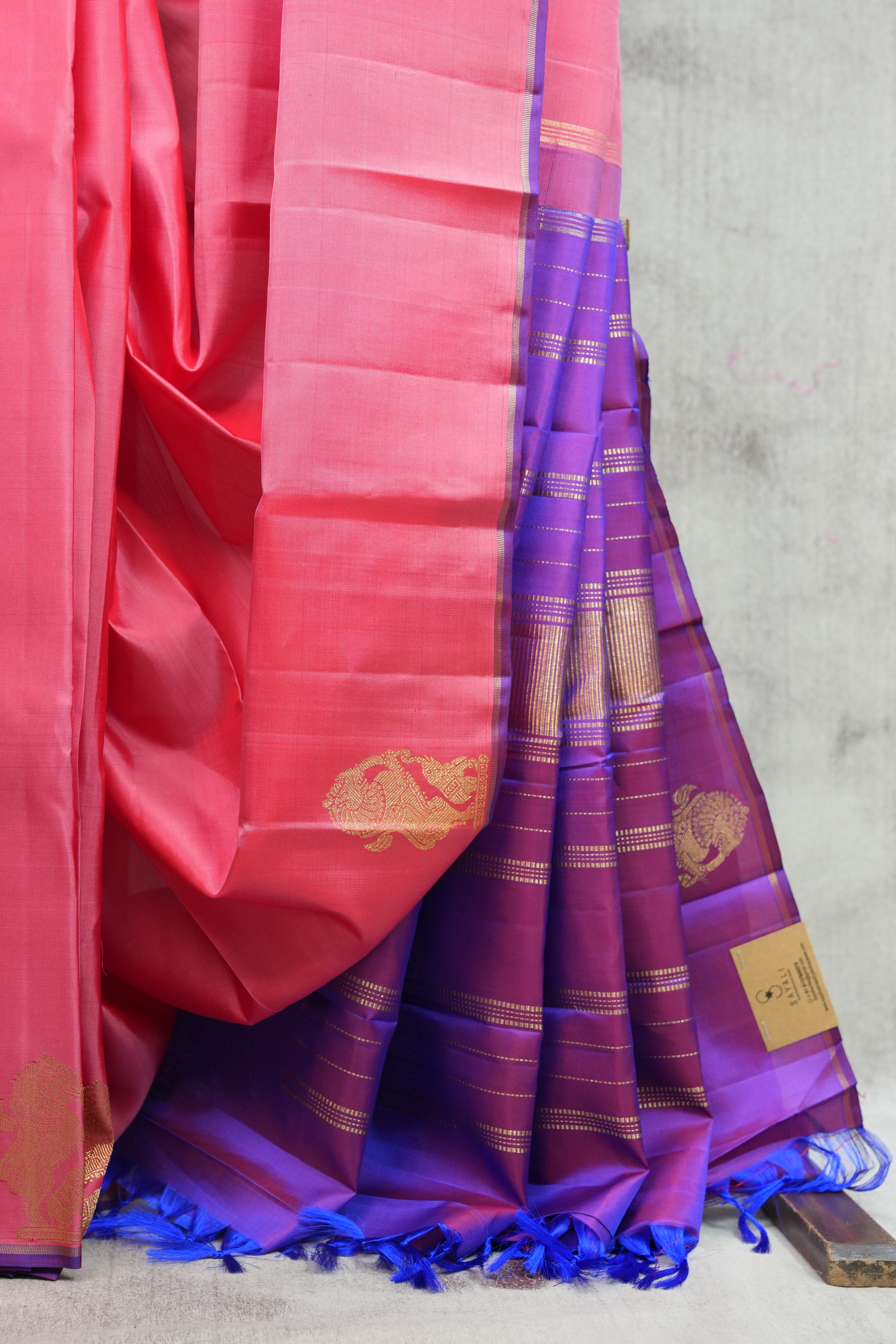Light Pink Kanjeevaram Silk Saree-SRLPKSS797