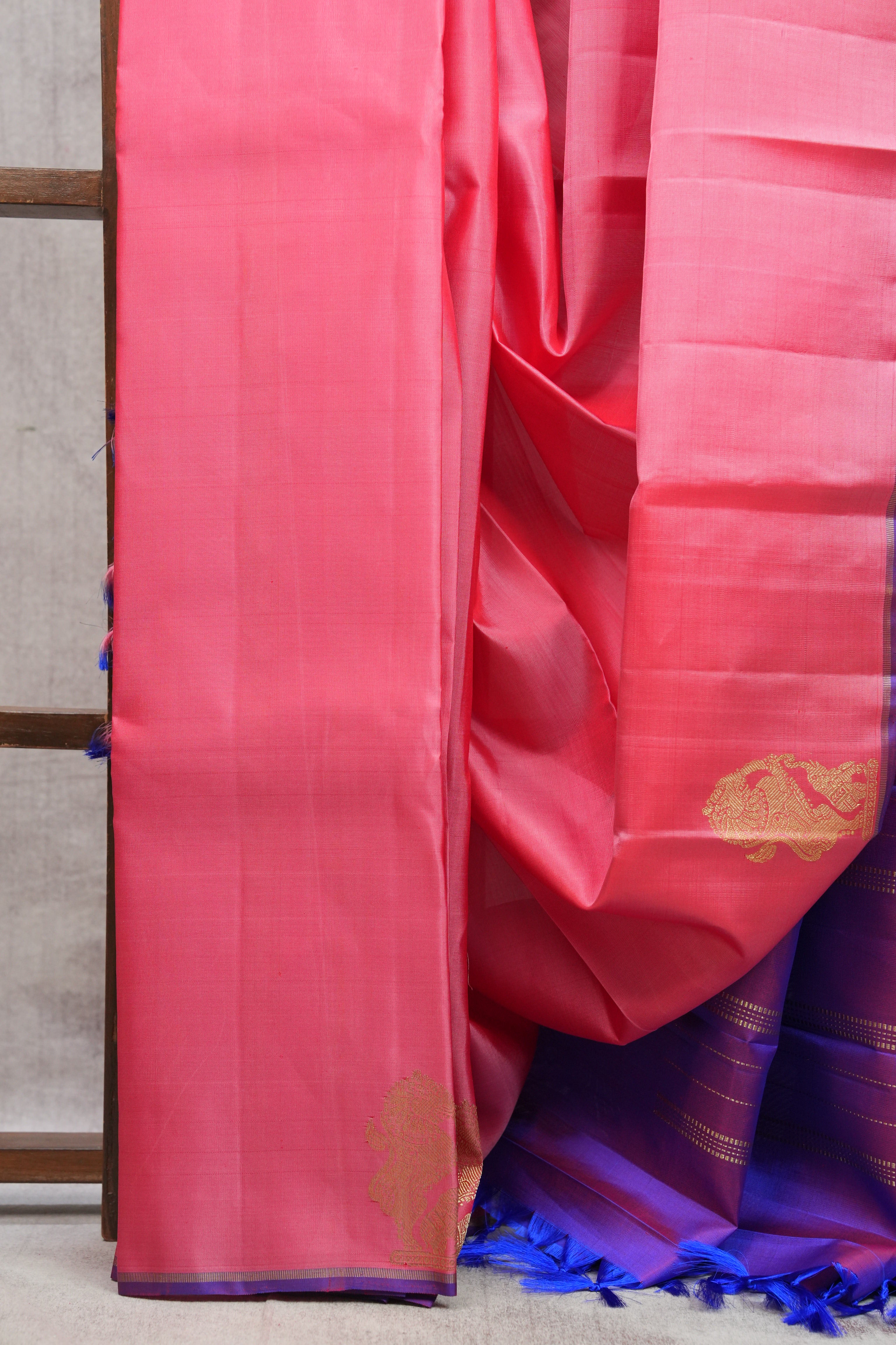 Light Pink Kanjeevaram Silk Saree-SRLPKSS797