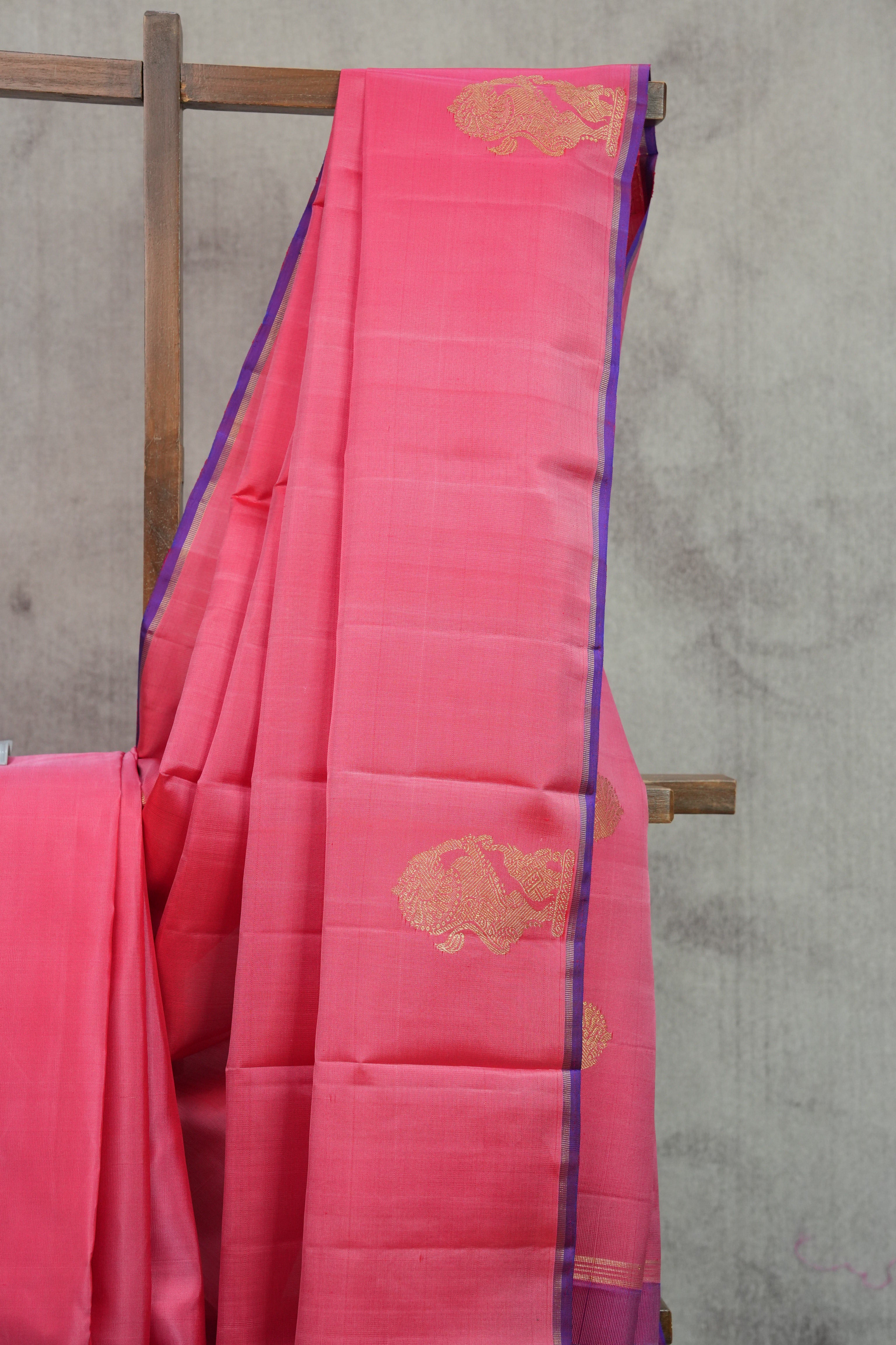 Light Pink Kanjeevaram Silk Saree-SRLPKSS797