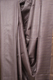 Lilac Tussar Silk Saree - SRLTSS1883