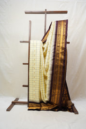 Yellow Gadwal Silk Saree - SRYGSS502