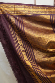 Yellow Gadwal Silk Saree - SRYGSS502