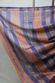 Peach Maheshwari Tissue Saree - SRPMTS549