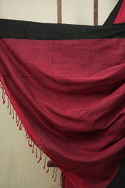 Red Bengal Cotton Saree - SRRBCS180