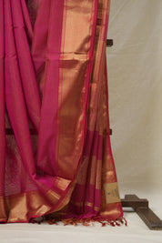 Pink Maheshwari Tissue Saree - SRPMTS722