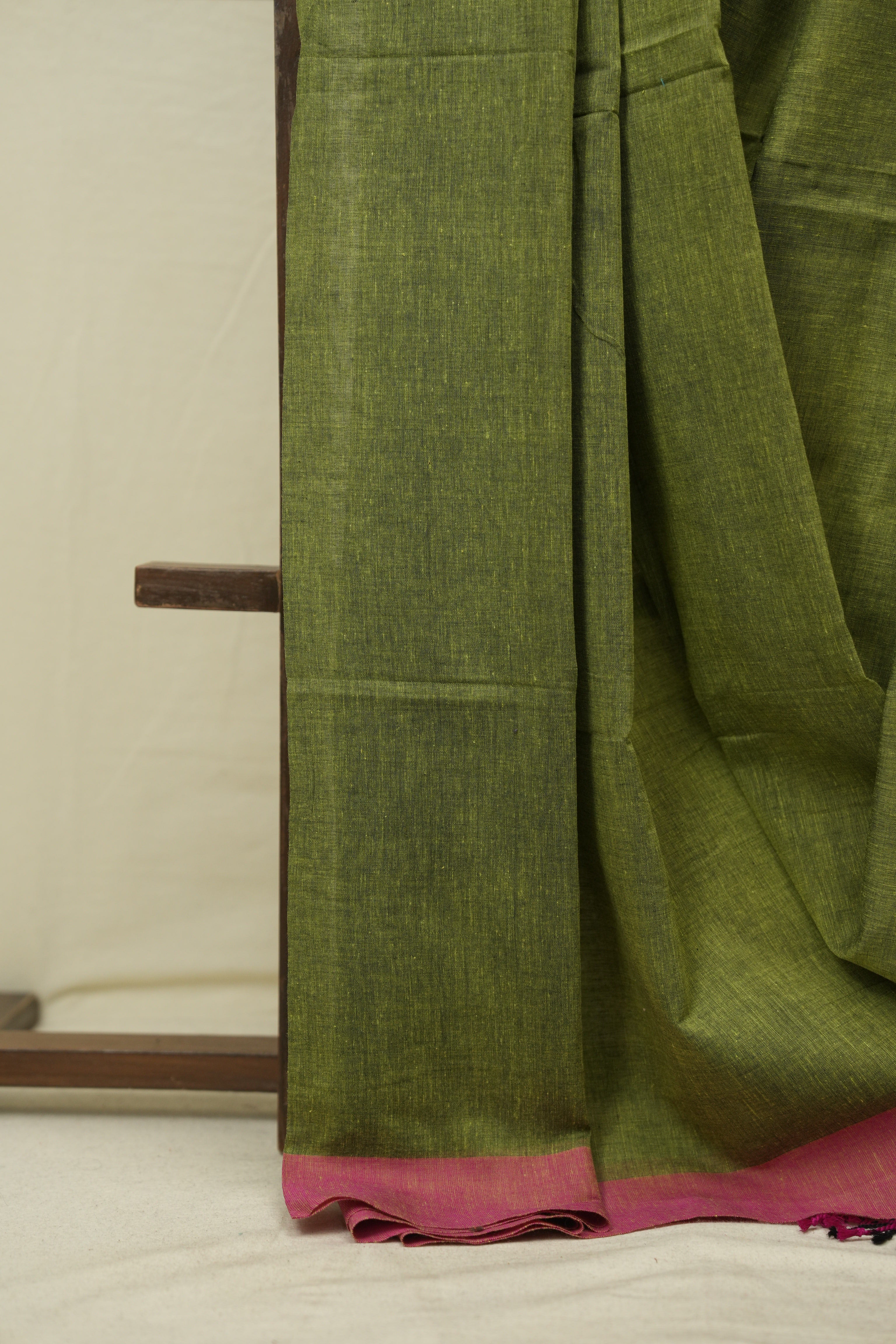 Green Bengal Cotton Saree - SRGBCS174