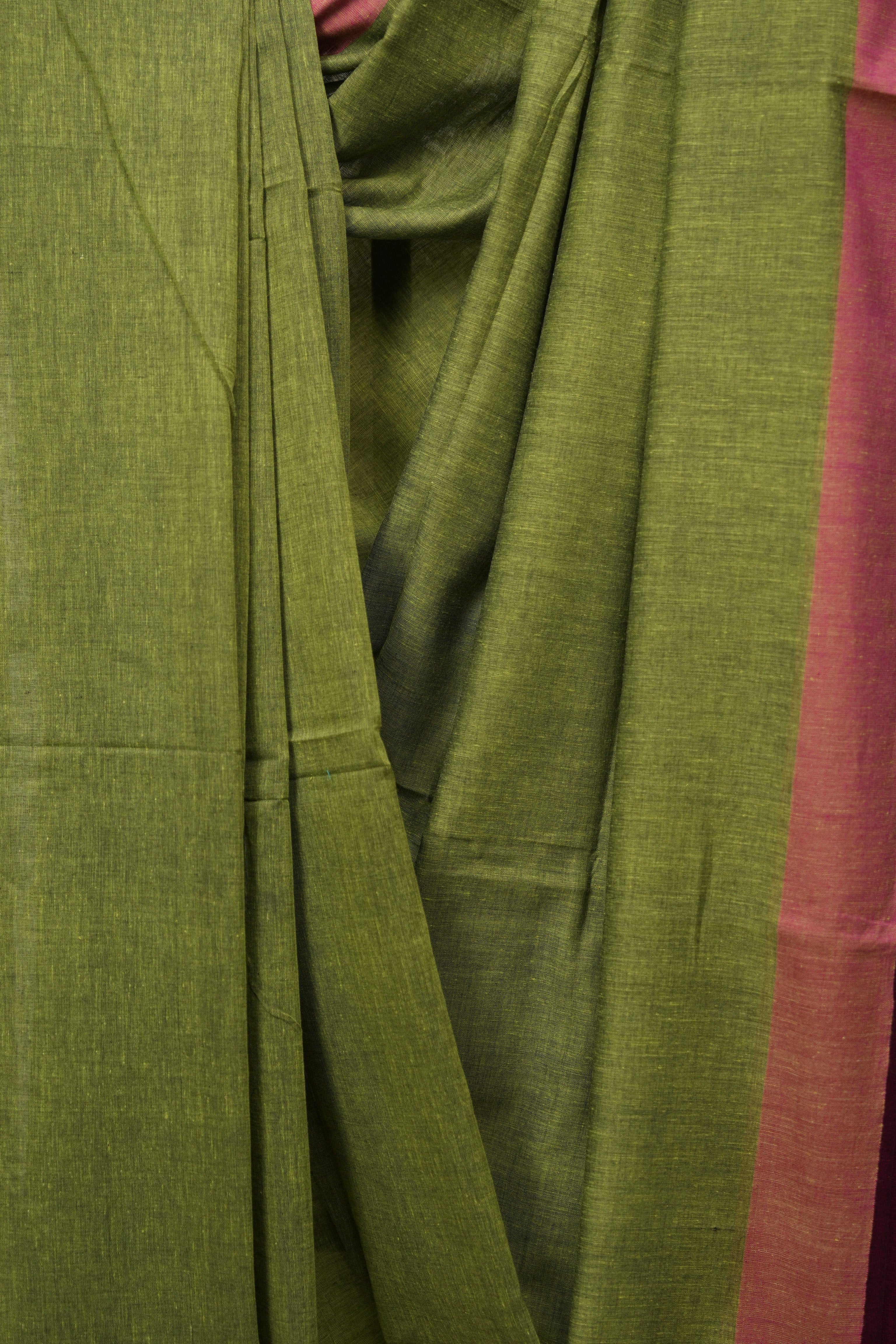Green Bengal Cotton Saree - SRGBCS174