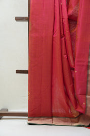Two Tone Pink Chanderi Cotton Silk Saree - SRTTPCSS390