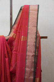 Two Tone Pink Chanderi Cotton Silk Saree - SRTTPCSS390