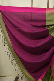 Green Bengal Cotton Saree - SRGBCS174