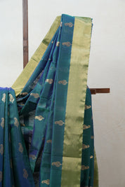 Green Chanderi Cotton Silk Saree - SRGCSS383