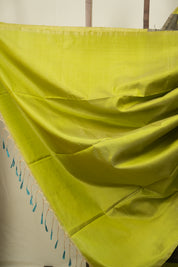 Green & Grey Soft Silk Saree - SRGSSS504