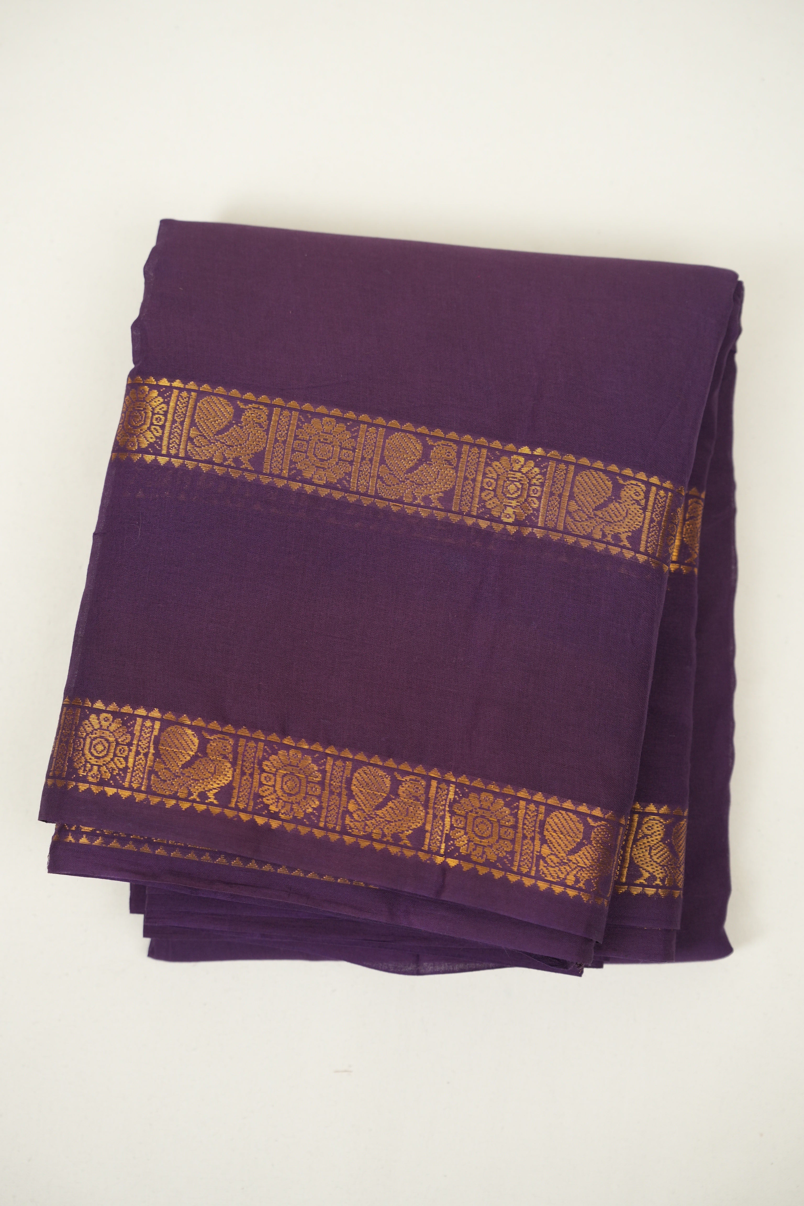 Purple Sungudi Cotton Saree - SRPSCS182