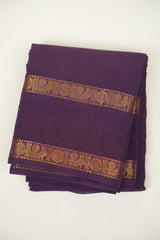 Purple Sungudi Cotton Saree - SRPSCS182