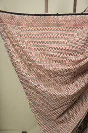 Off White HBP Cotton Saree - SROWCS3680