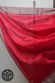 Red Chanderi Silk Saree - SRRCSS412