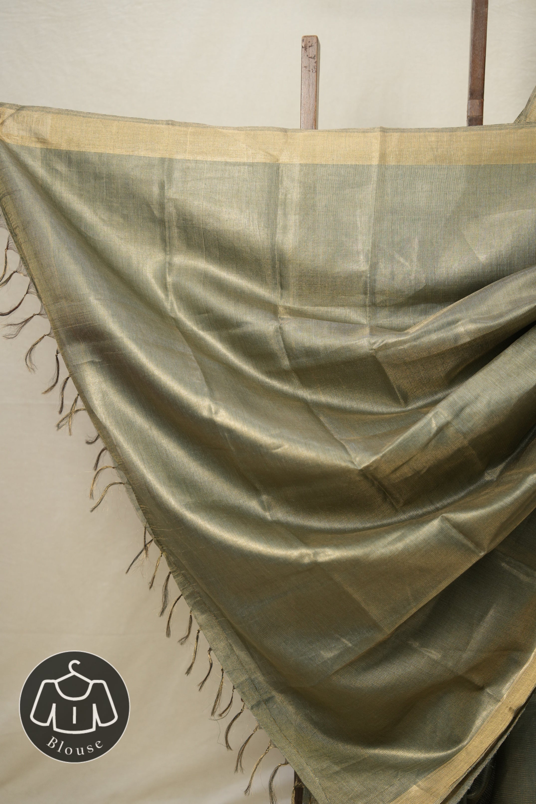 Mint Green Tussar Silk Saree - SRMGTSS1701