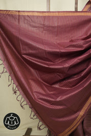 Green Raw Silk Ikat Saree - SRGRSIS1049